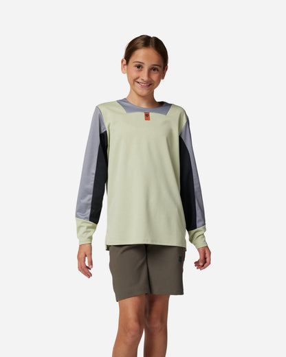 Fox Racing Defend Kinder-Langarmtrikot - Kaktus