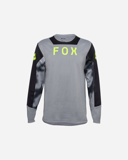 Maillot manches longues enfant Fox Racing Defend Taunt - Gris Acier