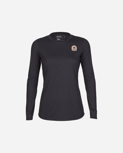 Maillot manches longues femme Fox Racing Ranger Drirelease - Noir