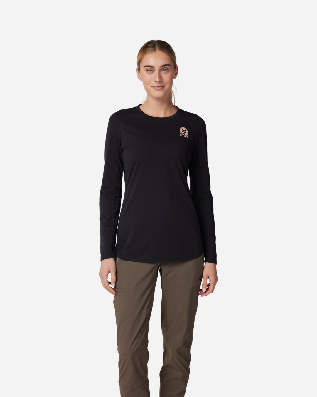 Maillot manches longues femme Fox Racing Ranger Drirelease - Noir