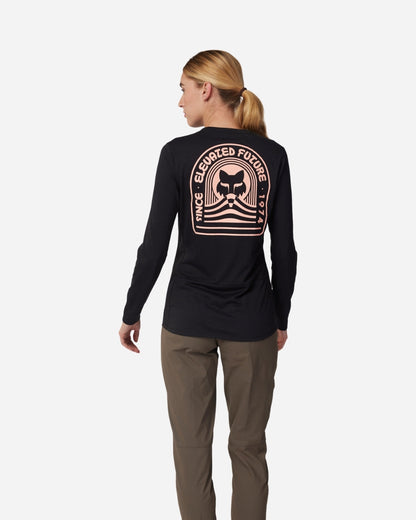 Maillot manches longues femme Fox Racing Ranger Drirelease - Noir