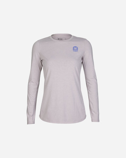 Maillot manches longues femme Fox Racing Ranger Drirelease - Gris/Gris Clair