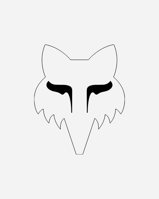 Autocollant Fox Racing Fox Head - 1.5cm