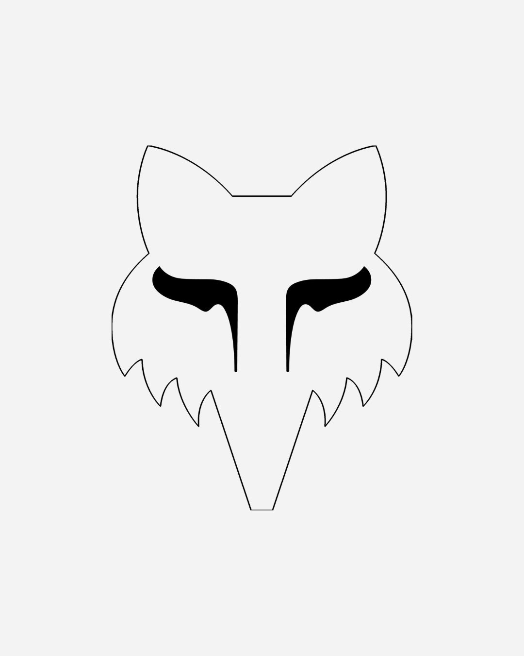 Autocollant Fox Racing Fox Head - 4cm