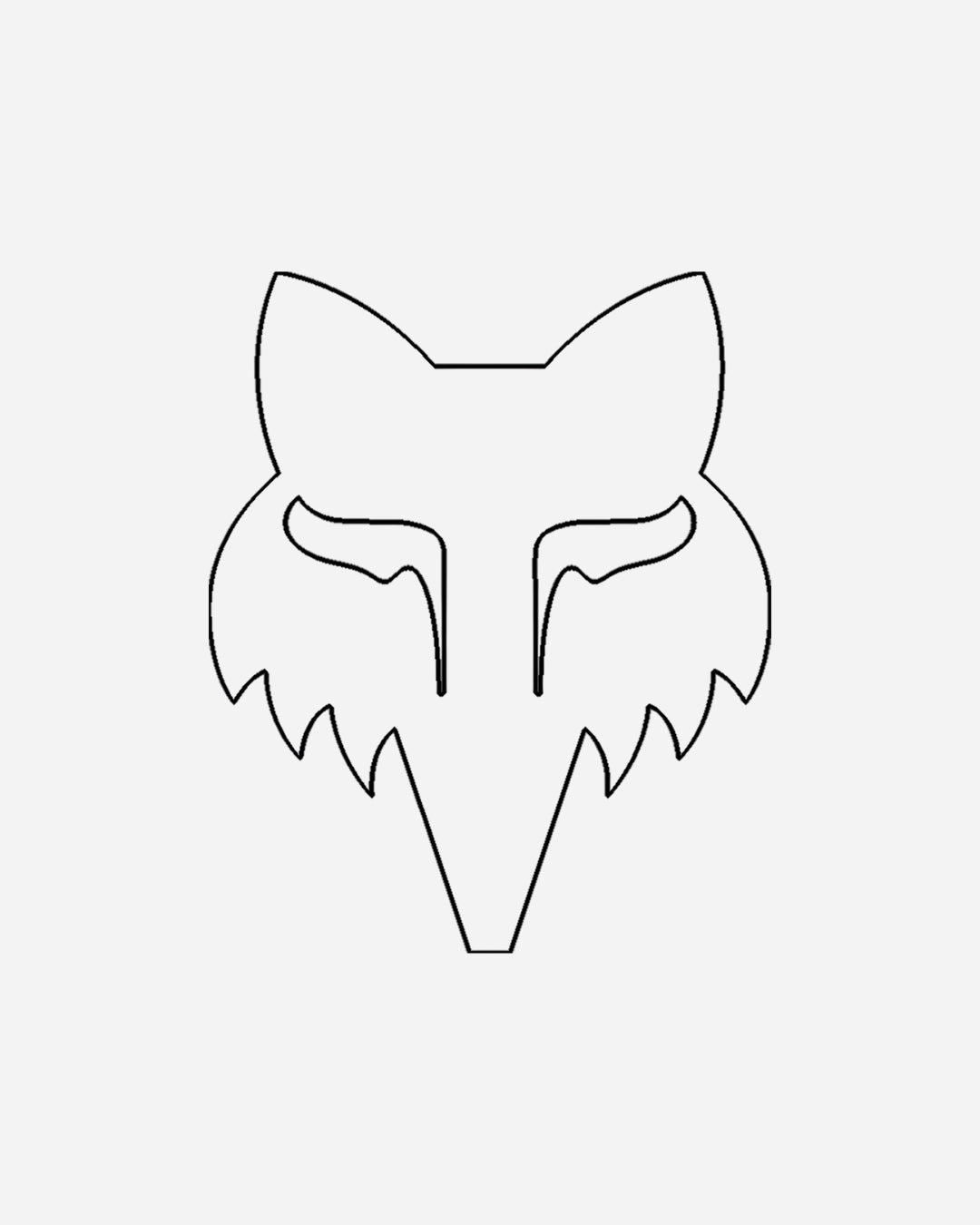 Adesivo Fox Racing Fox Head - 2,5 cm