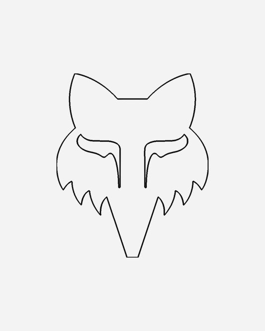 Autocollant Fox Racing Fox Head - 2.5cm