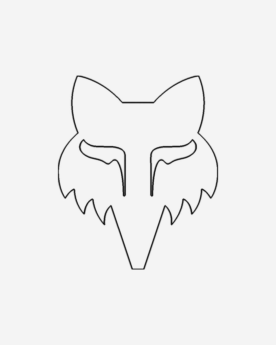 Adesivo Fox Racing Fox Head - 4 cm