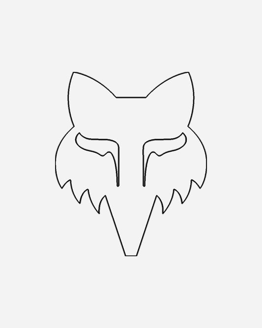 Autocollant Fox Racing Fox Head - 4cm