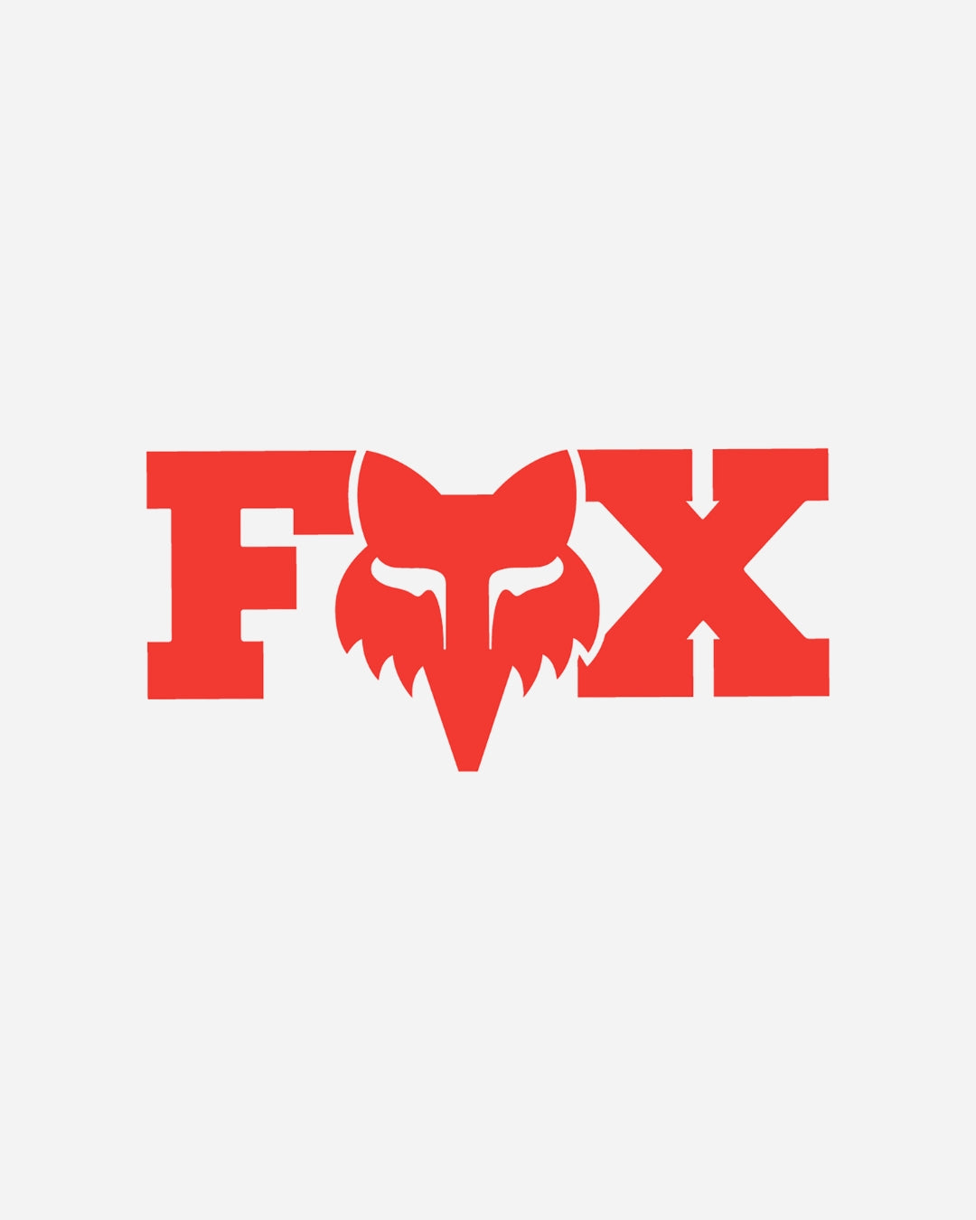 Autocollant Fox Racing Fox Head X - 3cm