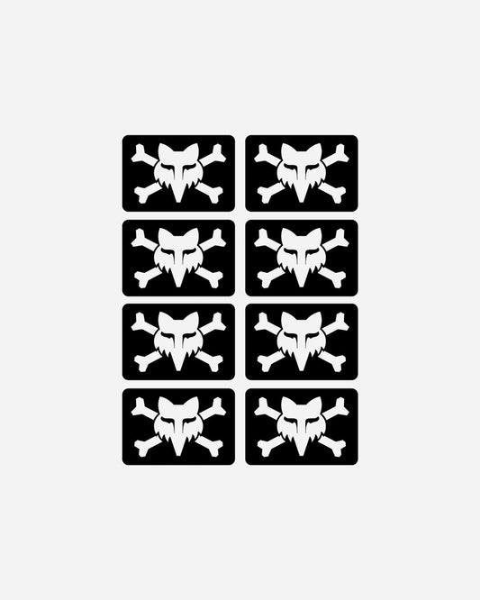 Autocollant Fox Racing Victory Logo Pack - Noir