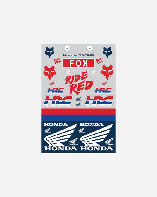 Autocollant Fox Racing Honda Track Pack - Multicolore