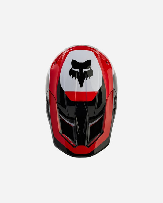 Visière Fox Racing V1 Nitro - Rouge fluo