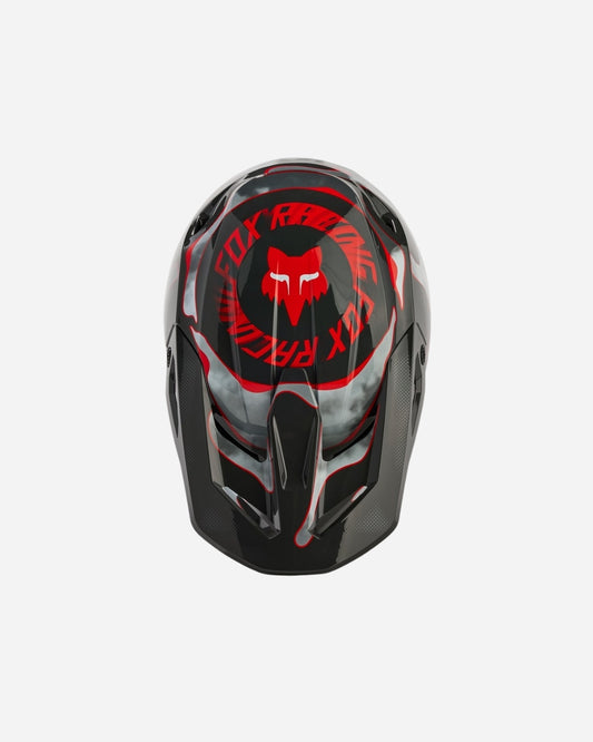 Visière Fox Racing V1 Atlas - Gris/Rouge