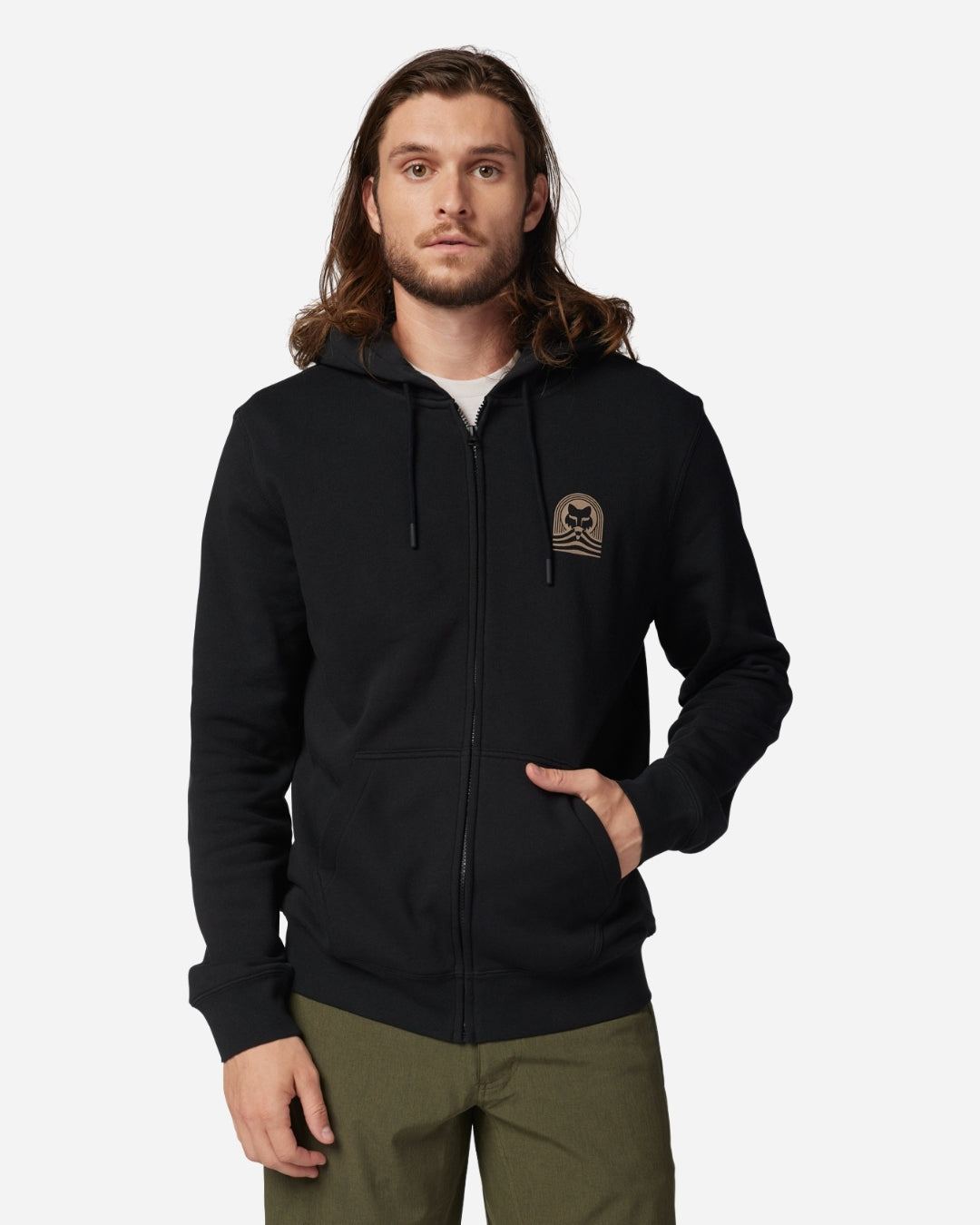 Sweat à capuche zippé Fox Racing Exploration - Noir