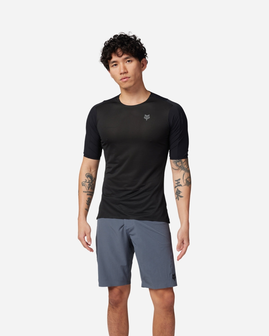 Maillot manches courtes Fox Racing Flexair Ascent - Noir