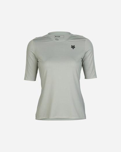 Fox Racing Flexair Ascent Women's Short Sleeve Jersey - Grey