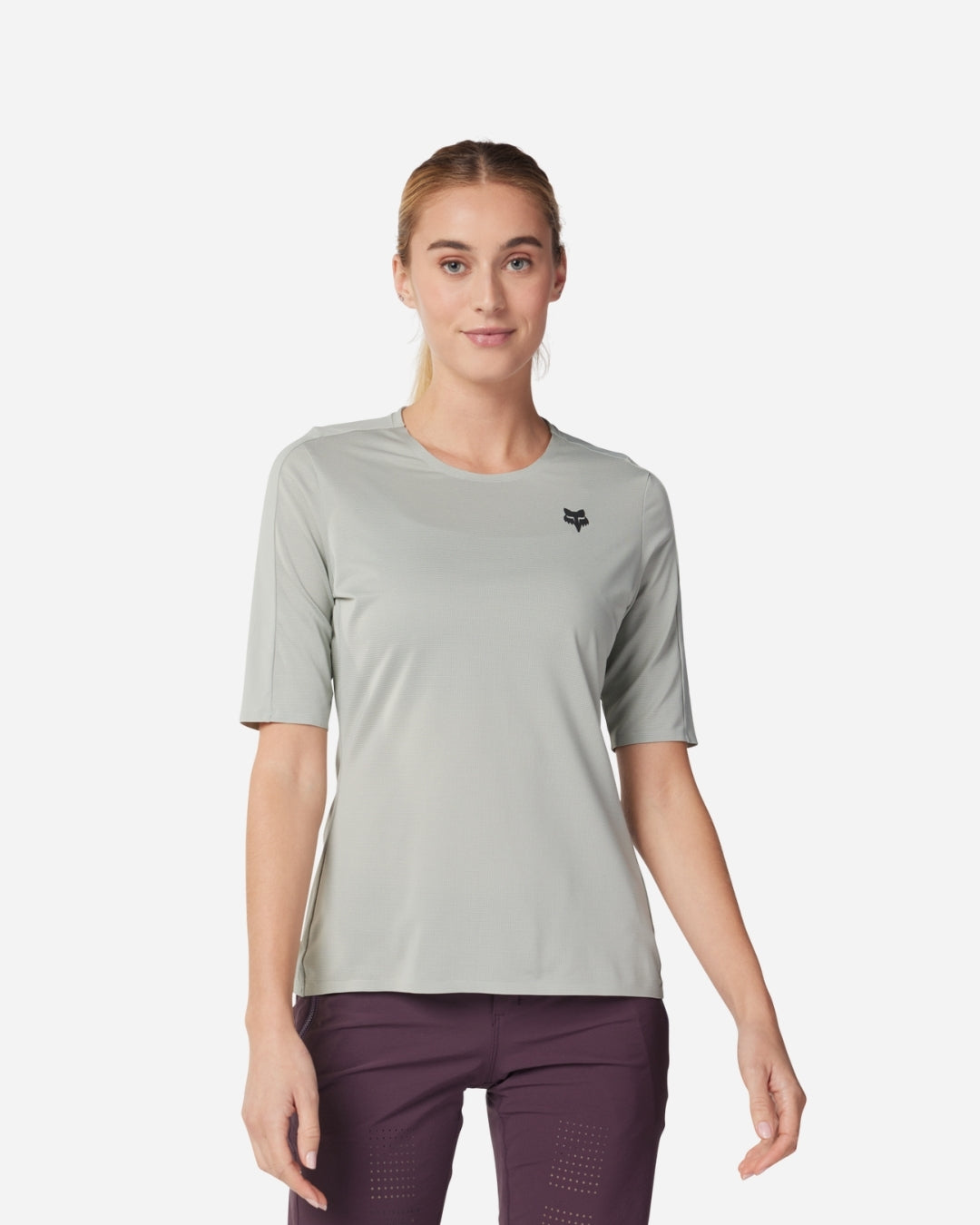 Fox Racing Flexair Ascent Women's Short Sleeve Jersey - Grey