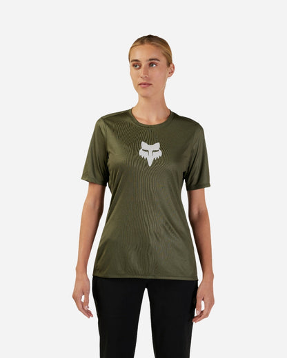 Fox Racing Ranger Fox Head Women's Short Sleeve Jersey - Green
