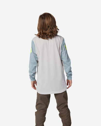 Maglia a maniche corte Fox Racing Ranger Aviation Drirelease per bambini - Gunmetal
