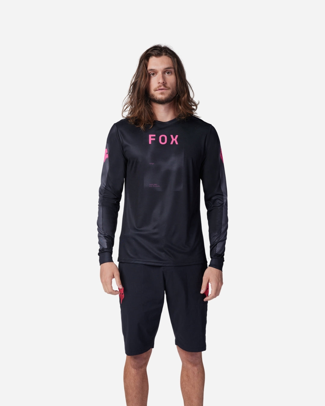 Maglia a maniche lunghe Fox Racing Ranger Taunt - Nera