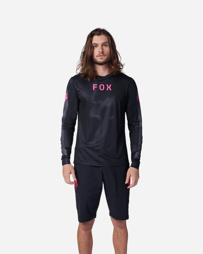Maglia a maniche lunghe Fox Racing Ranger Taunt - Nera