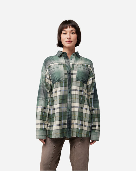 Chemise oversize Femme Fox Racing Legion - Vert chiné