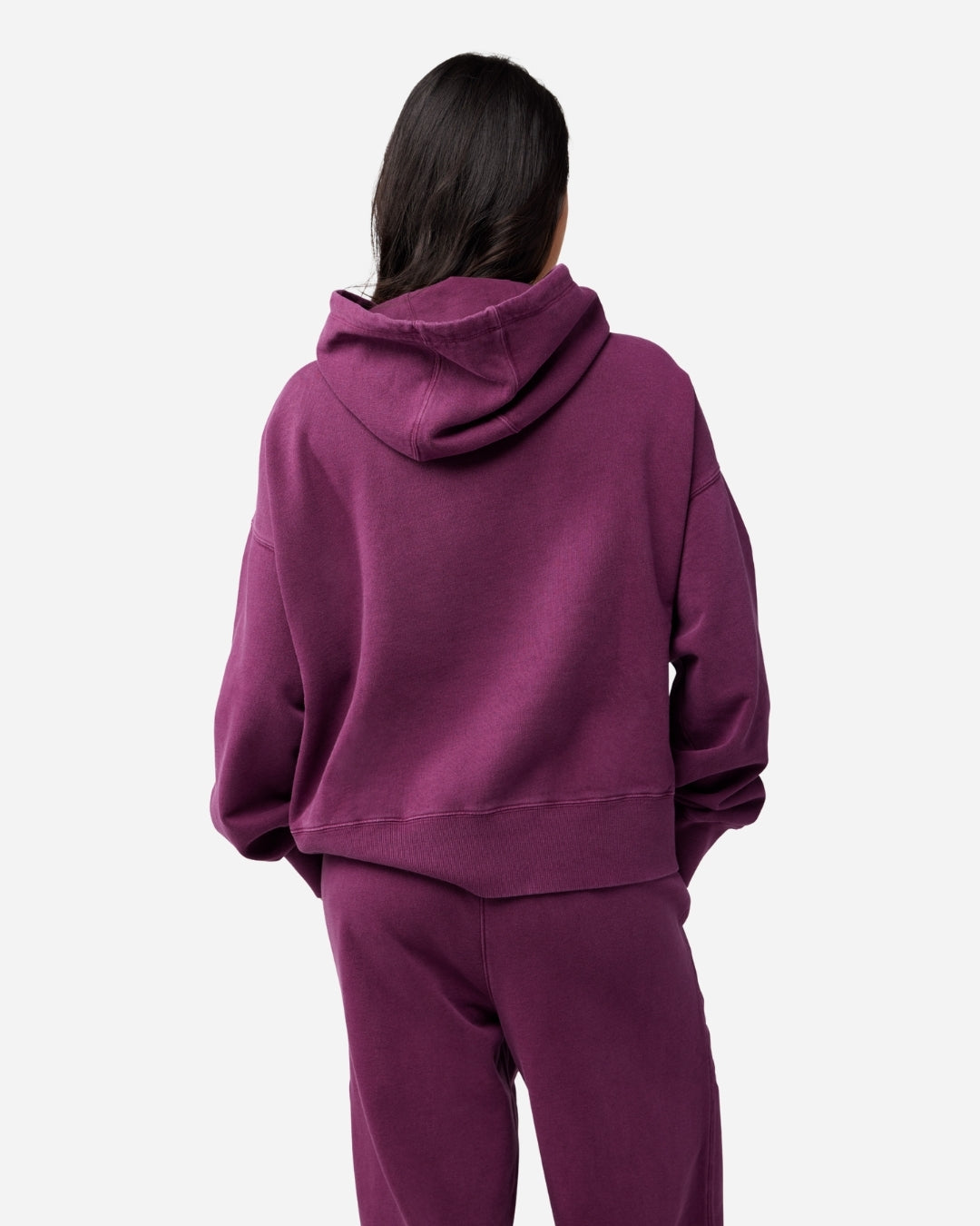 Sweat à Capuche Oversize Fox Racing Wordmark - Sangria