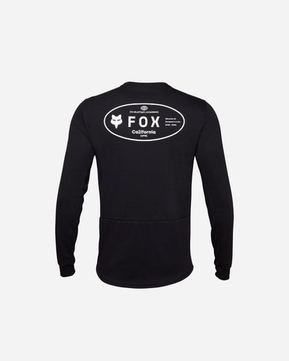Maglia a maniche lunghe Fox Racing Ranger Drirelease Midweight - Nera