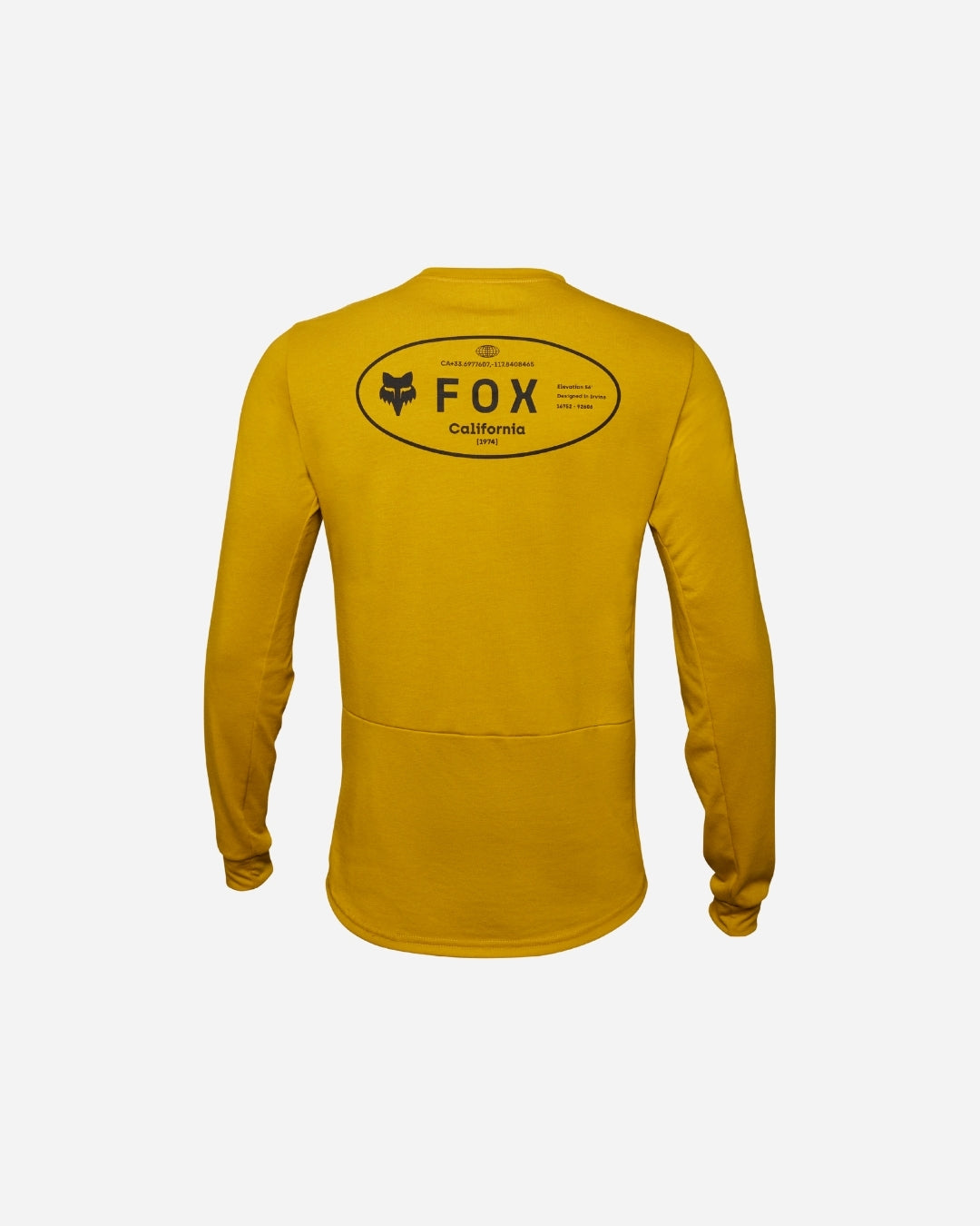 Maglia a maniche lunghe Fox Racing Ranger Drirelease Midweight - Senape