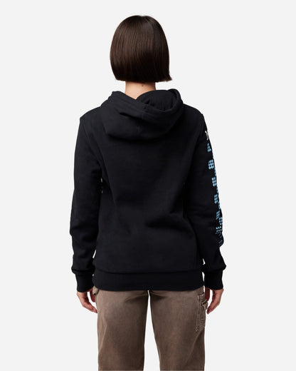 Felpa con cappuccio Fox Racing Check It da donna - Nera