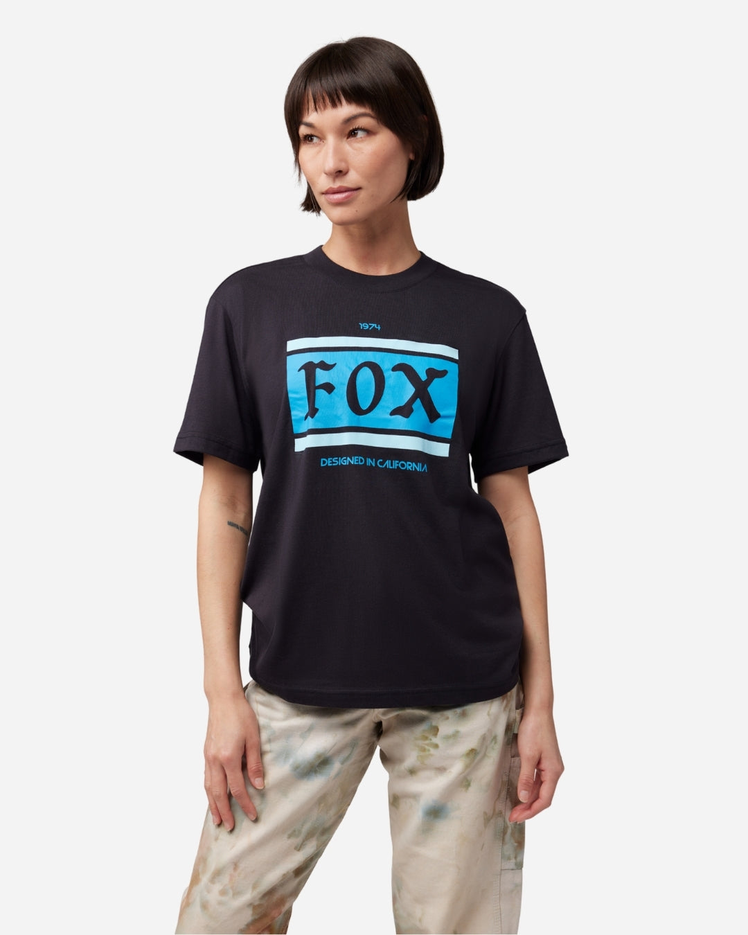 T-shirt Femme Fox Racing Heritage manches courtes - Noir