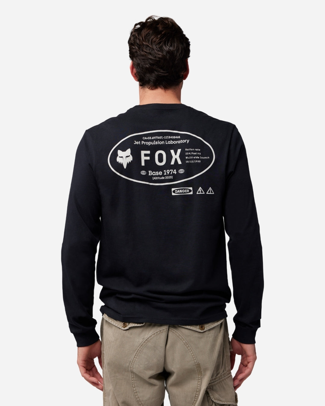 T-shirt Fox Racing Stamped manches longues - Noir