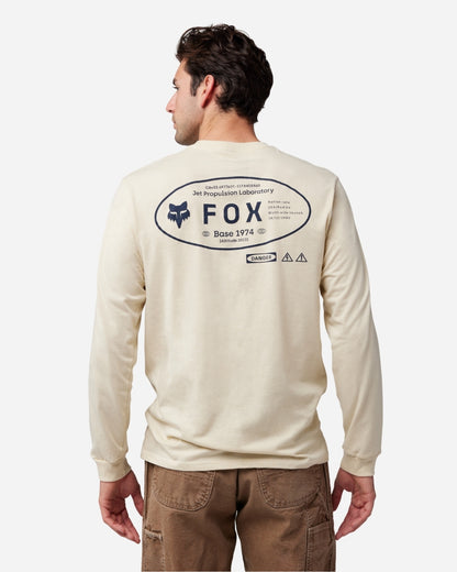 T-shirt Fox Racing Stamped manches longues - Crème