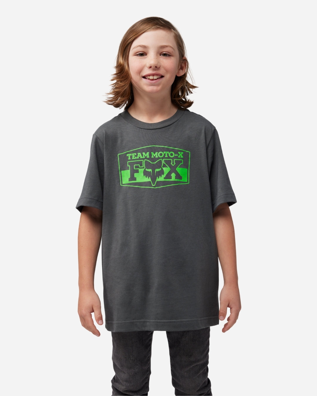 T-shirt Jeunes Fox Racing Team manches courtes - Ombre foncée