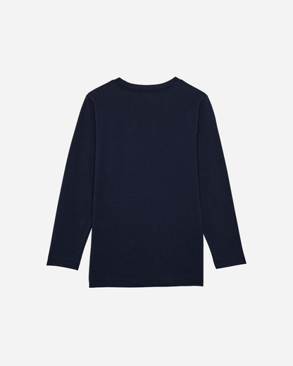 T-shirt Jeunes Fox Racing The World manches longues - Bleu minuit