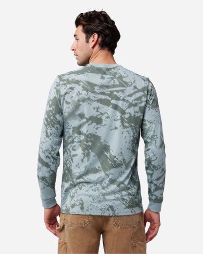 T-shirt tecnica a maniche lunghe Fox Racing Gravel - Grigio metallizzato