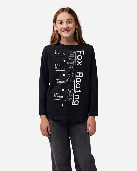 T-shirt Jeunes Fox Racing Race Spec manches longues - Noir