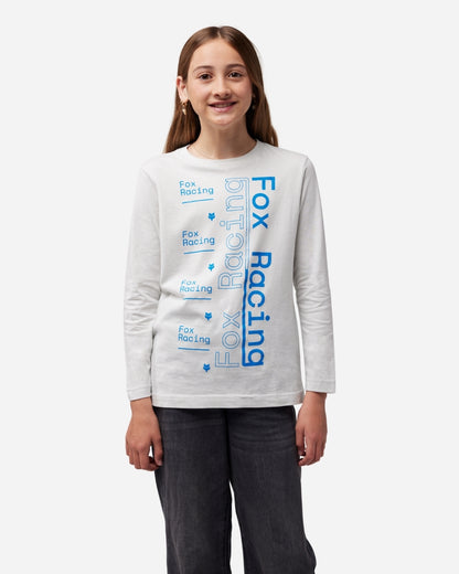 T-shirt Jeunes Fox Racing Race Spec manches longues - Gris clair