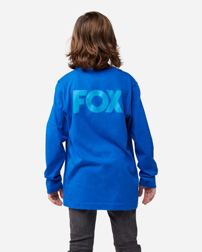 T-shirt Jeunes Fox Racing Heritage manches longues - Bleu