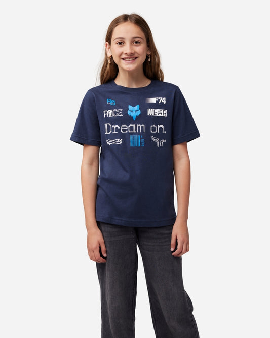 T-shirt Jeunes Fox Racing RS Dream manches courtes - Bleu minuit