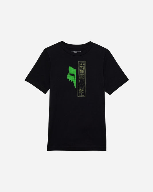 T-shirt Jeunes Fox Racing Throttle manches courtes - Noir