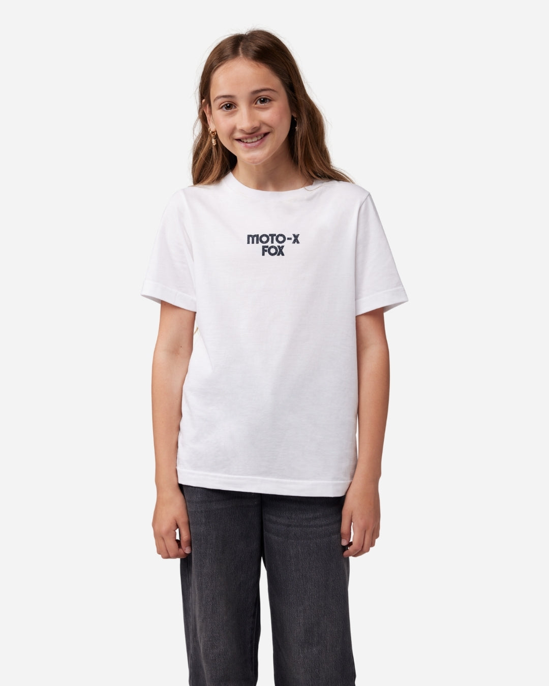 T-shirt Jeunes Fox Racing 74 manches courtes - Blanc optique