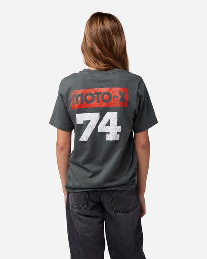 T-shirt Jeunes Fox Racing 74 manches courtes - Ombre foncée