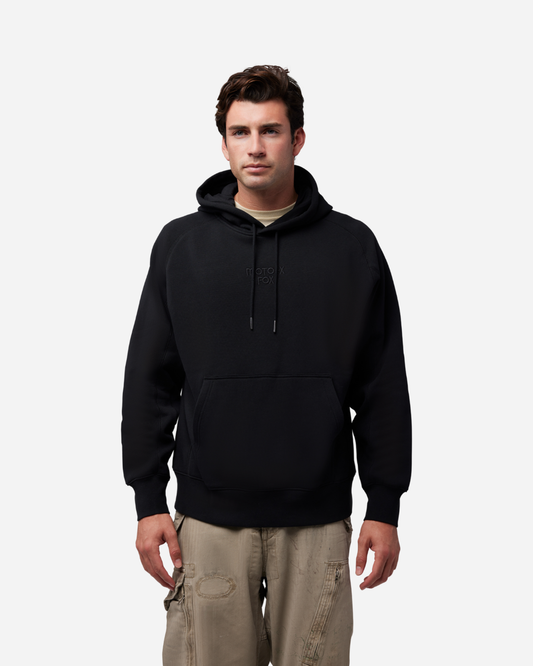 Sweat à capuche oversize Fox Racing Moto-X Fleece - Noir