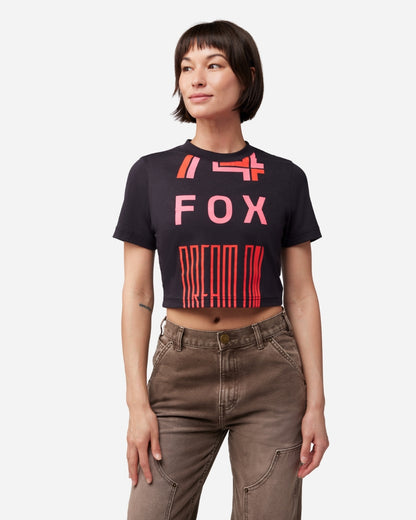 T-shirt Femme Fox Racing Race Spec Baby - Noir