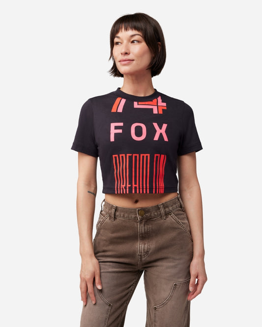 T-shirt Femme Fox Racing Race Spec Baby - Noir
