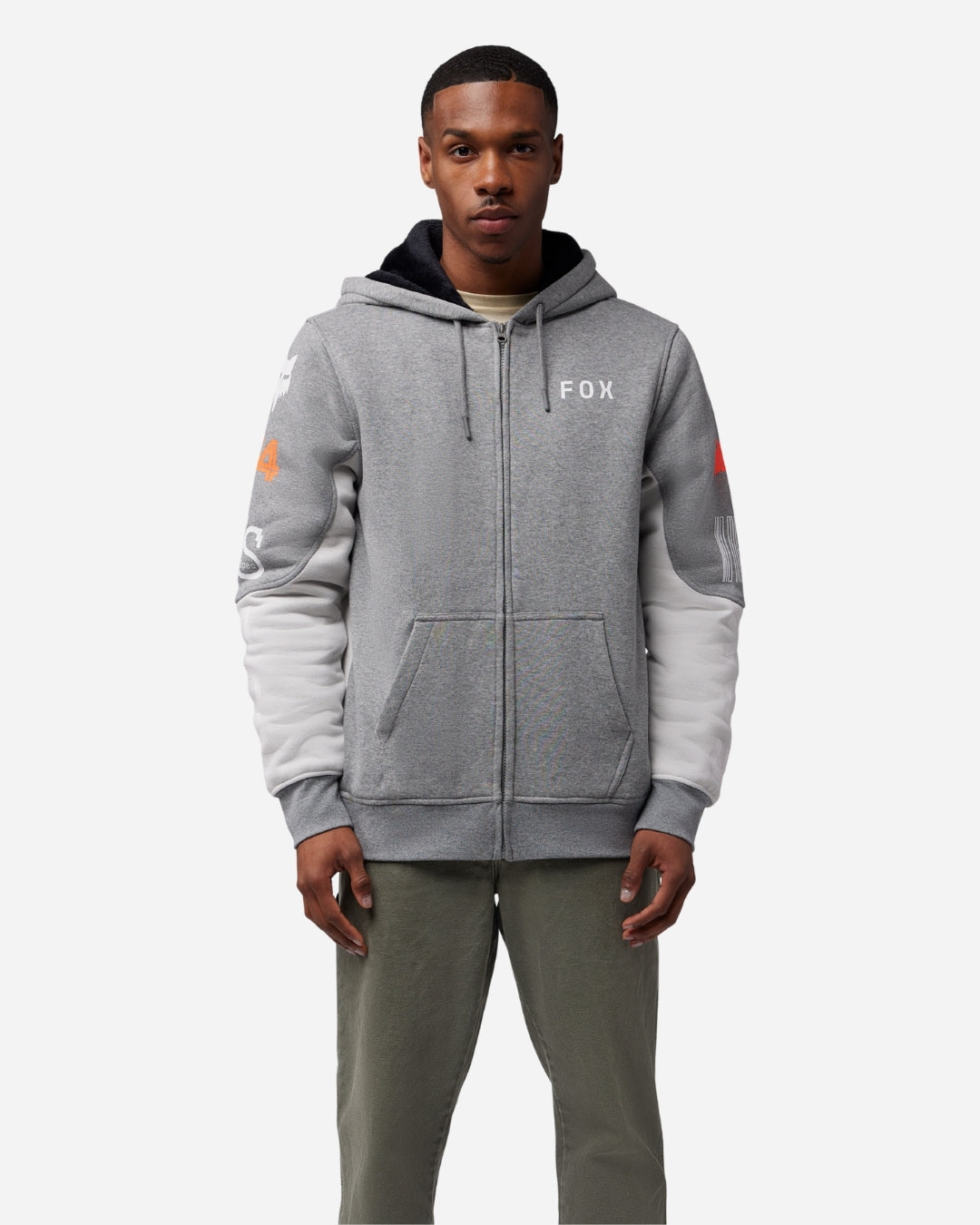 Sweat à capuche zippé Fox Racing RS Blocked Sasquatch Fleece