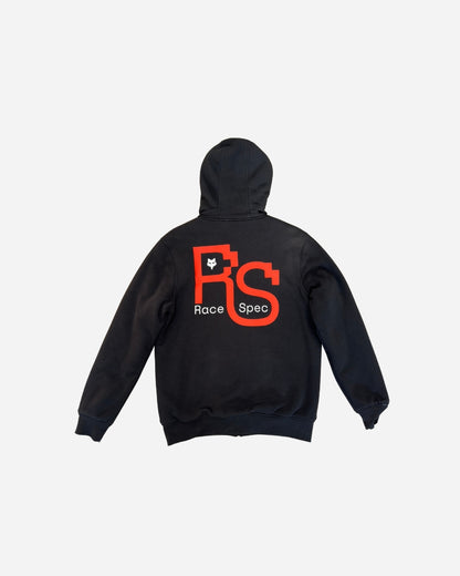 Kapuzenjacke Fox Racing Race Spec Sasquatch Fleece - Schwarz