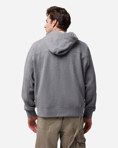 Sweat à capuche zippé Fox Racing Moto-X Oversized Fleece - Gris Chiné