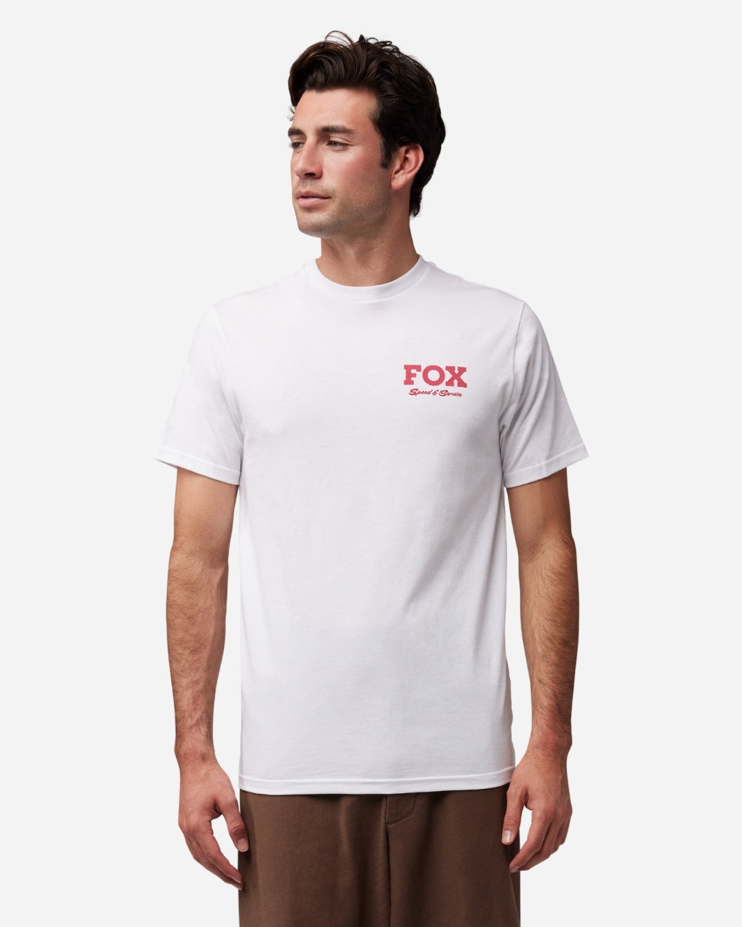 Fox Racing Speed ​​& Service Kurzarm-T-Shirt – Optisch Weiß